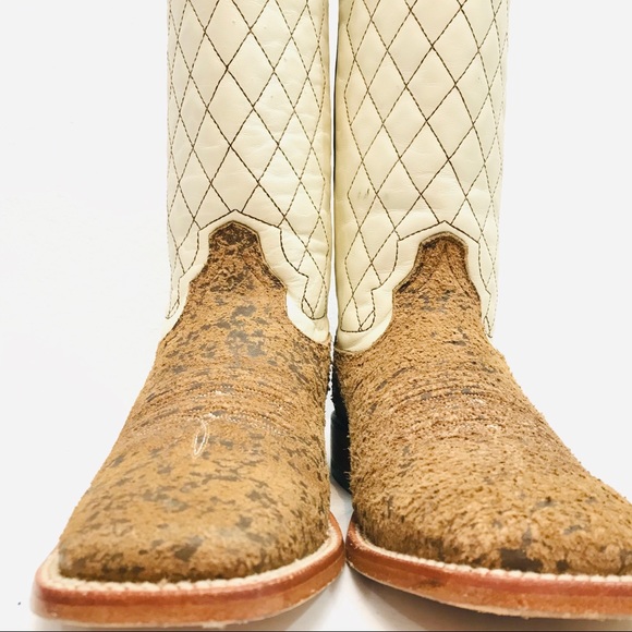 SOLD!!!! Ariat Square Toe Cowboy Boots RARE STYLE - Picture 2 of 8